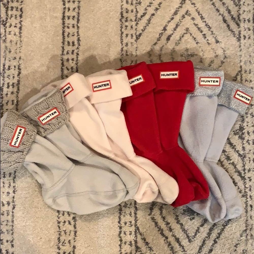 Girls Hunter Boot Socks, Size Large - US 1-3